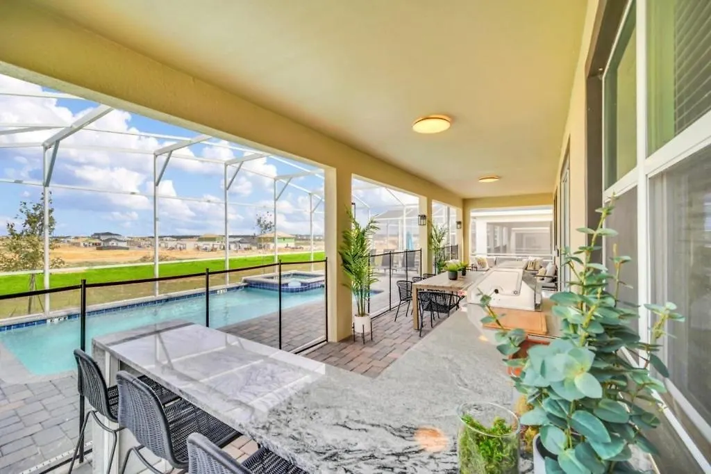 9 Bed Home With Theme Bedrooms Game Room,Pool Spa Villa Davenport 0*,  United States
